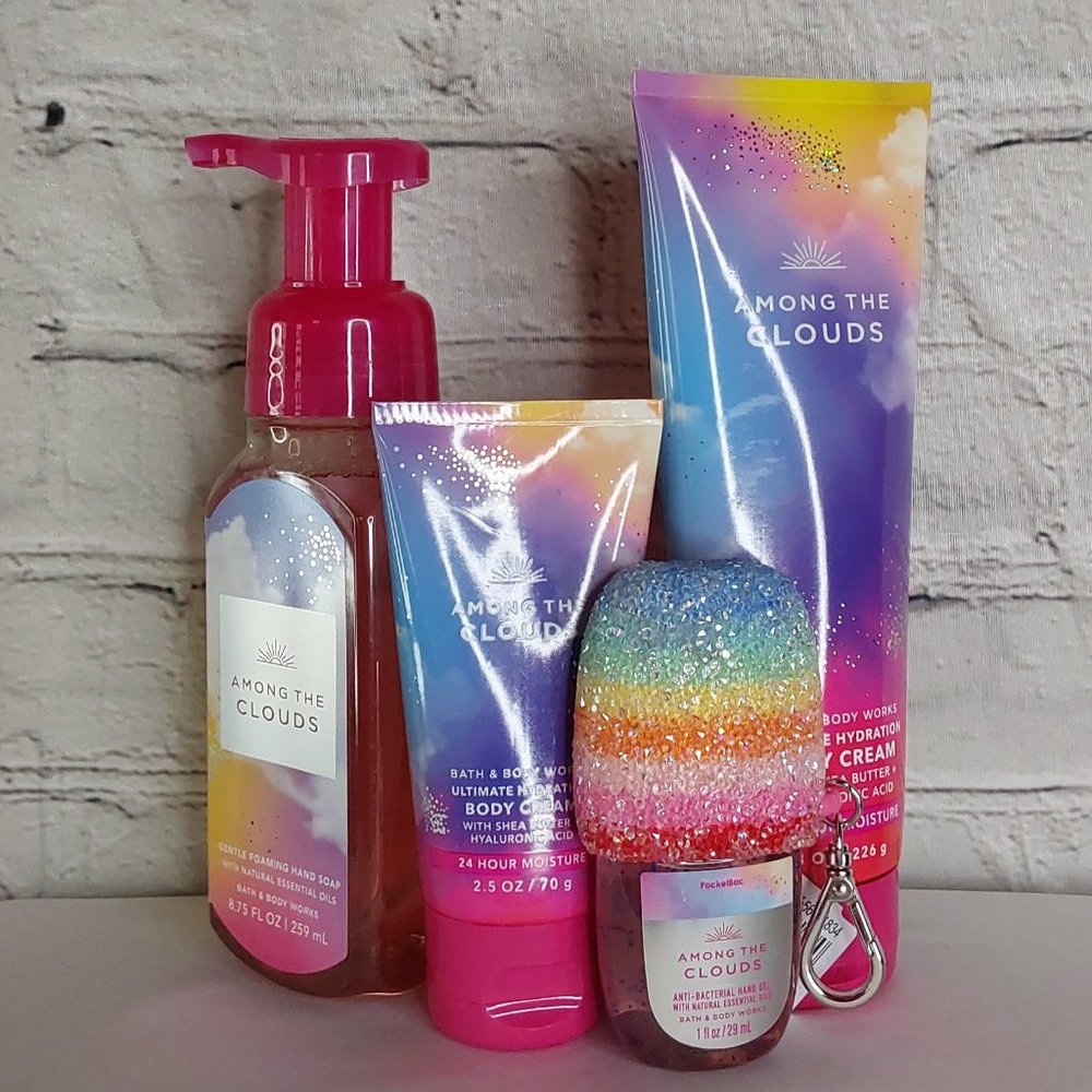 BATH & BODY WORKS 'AMONG THE CLOUDS' 5~PIECE BODY CARE GIFT SET - Picture 9 of 12